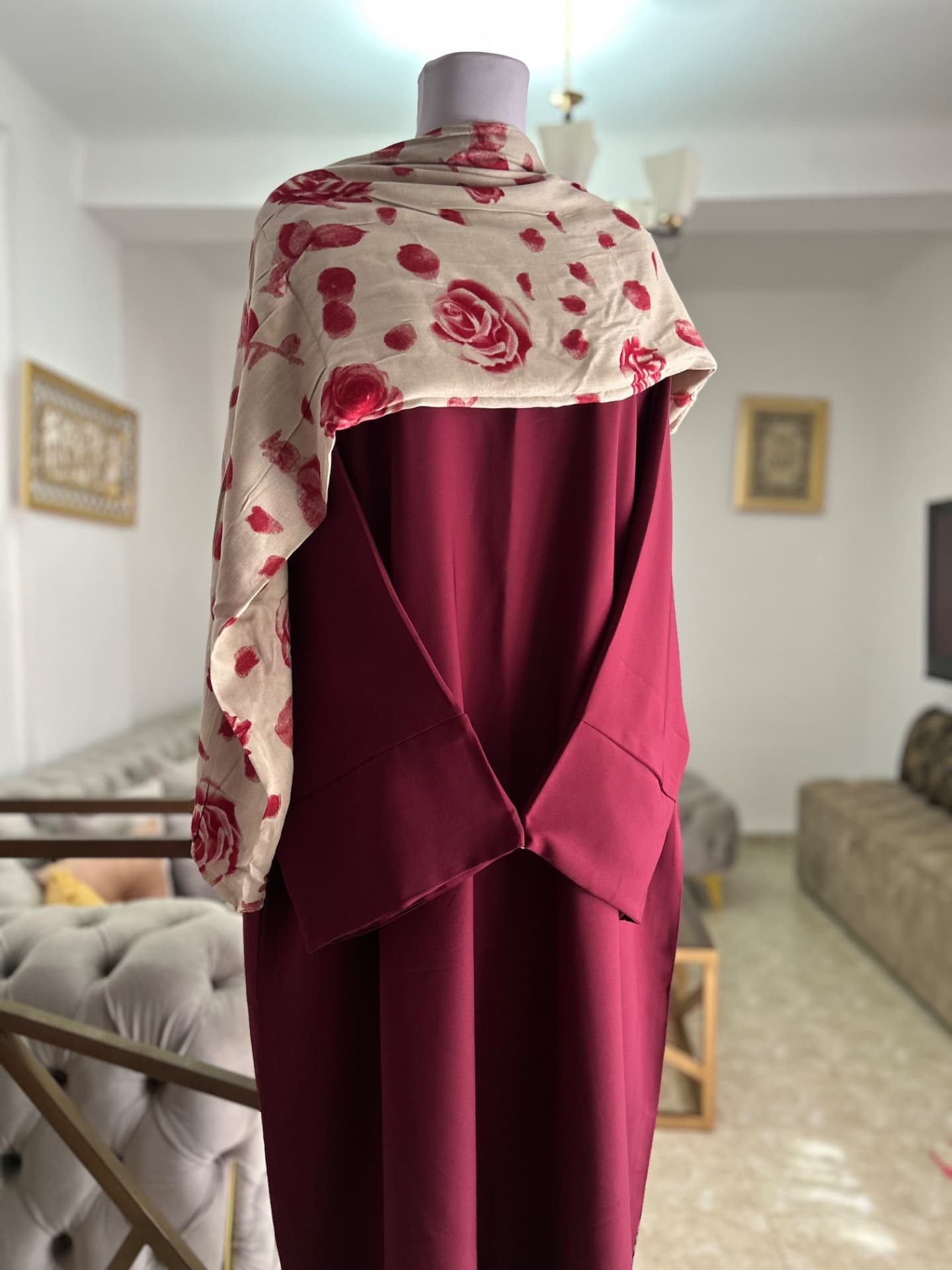 Pack Hijab+ foulard grena